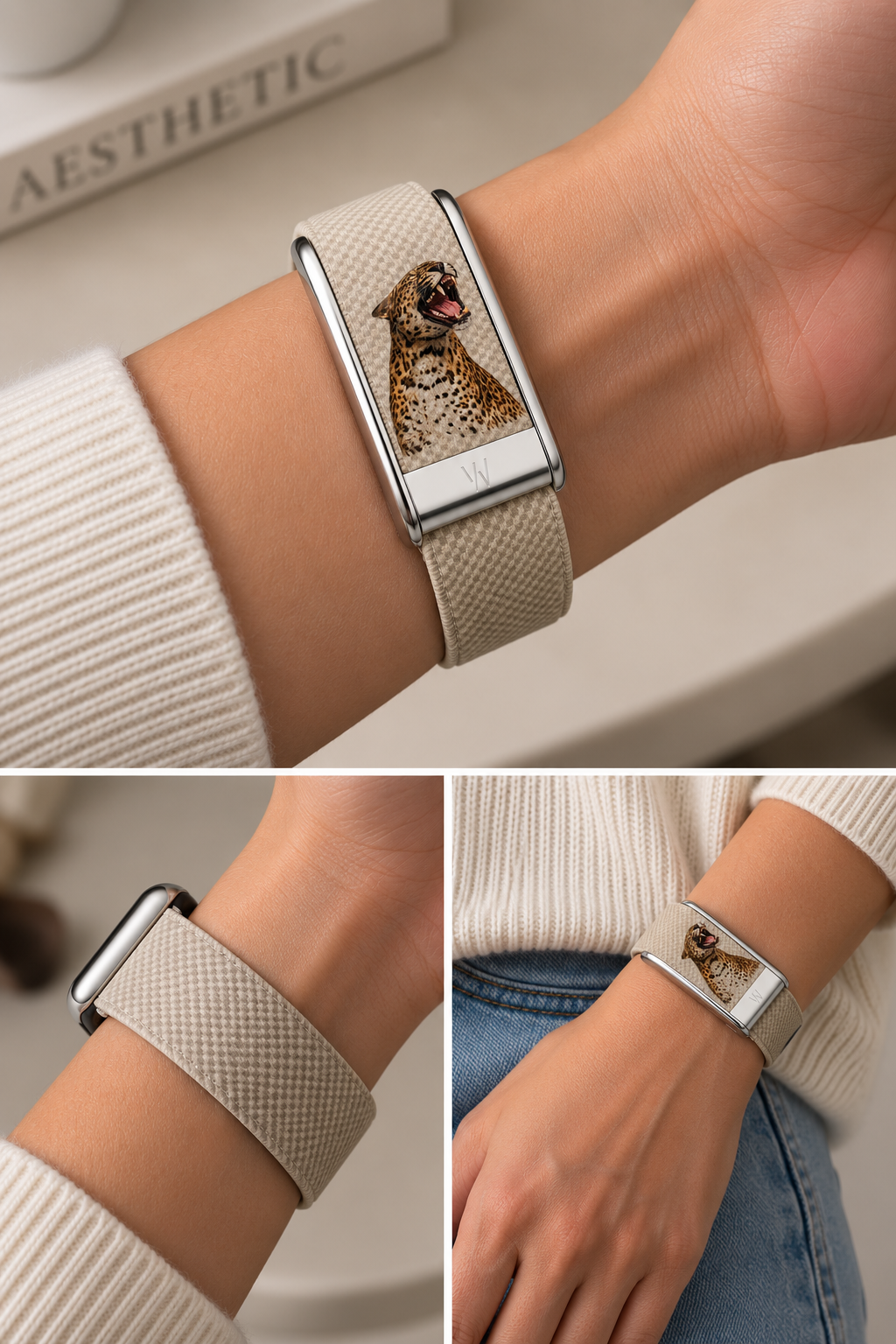Leopard Nylon Strap for WHOOP
